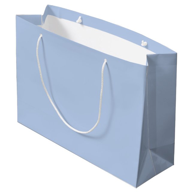 Bolsa de regalo grande azul cielo suave (Angulo reverso)