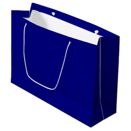 Bolsa de regalo grande azul de la marina