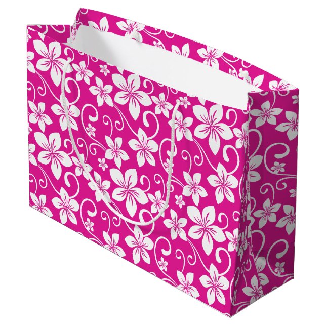 BOLSA DE REGALO GRANDE AZUL HAWAII (ROPA CALIENTE) (Angulo reverso)