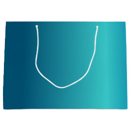 Bolsa De Regalo Grande Azul metálico