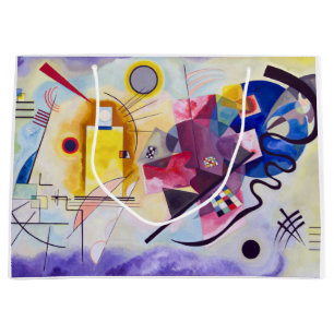 Bolsa De Regalo Grande Azul rojo amarillo, Wassily Kandinsky