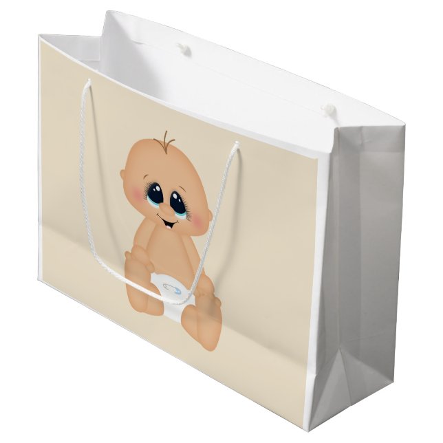 Bolsa De Regalo Grande Baby Shower (Angulo Anverso)