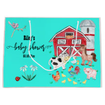 Baby Shower de animales de granja