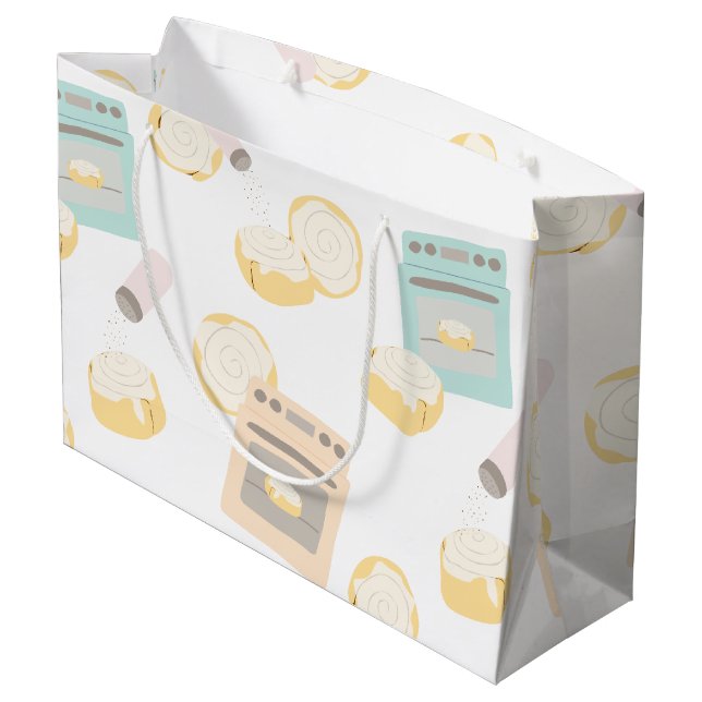 Bolsa De Regalo Grande Baby Shower de Buns in Ovens (Angulo reverso)