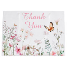 Baby Shower floral de mariposa rosa profunda prima