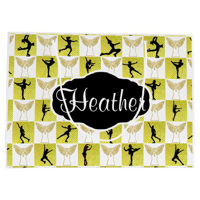 BOLSA DE REGALO GRANDE BAG DE REGALO DE NAVIDADES PERSONALIZADOS DE ANGEL (Reverso)