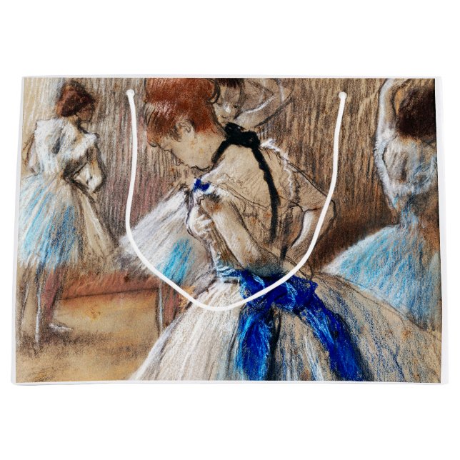 Bolsa De Regalo Grande Bailarina de cinta azul, Edgar Degas (Anverso)