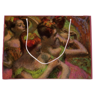Bolsa De Regalo Grande Bailarinas Ajustando sus Vestidos (Edgar Degas)