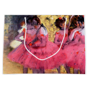 Bolsa De Regalo Grande Bailarinas rosas, Edgar Degas