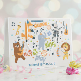 Bolsa De Regalo Grande Baile, canta y juega cumpleaños de niños