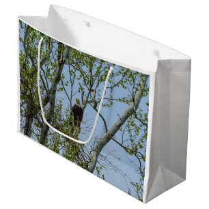 Bolsa De Regalo Grande Bald Eagle Smile