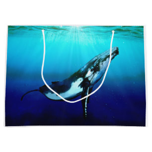 Bolsa De Regalo Grande Ballena jorobada