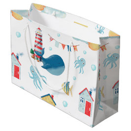 Bolsa De Regalo Grande Ballena Nautical