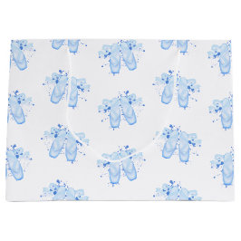 Bolsa De Regalo Grande Ballet Azul Cumpleaños Pointe Shoes