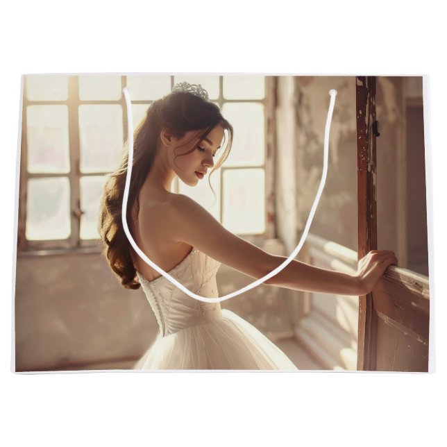 BOLSA DE REGALO GRANDE BALLET LOVE - BALLET & DANCE (Anverso)