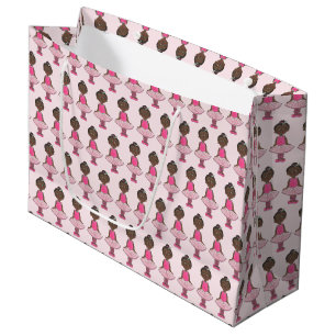 Bolsa De Regalo Grande Ballet rosado Cumpleaños Teacher de Baile Ballerin