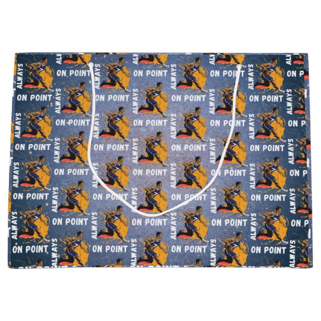 Bolsa De Regalo Grande Baloncesto de siempre en punto (Anverso)