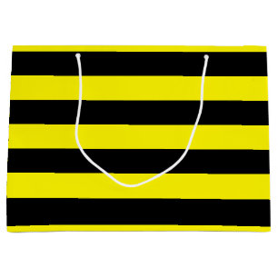 Bolsa De Regalo Grande Bandas amarillas y negras
