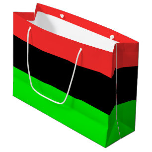 Bolsa De Regalo Grande Bandera afroamericana