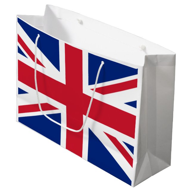 Bolsa De Regalo Grande Bandera británica (Angulo Anverso)