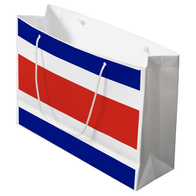 Bolsa De Regalo Grande Bandera Civil de Costa Rica (Angulo Anverso)