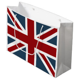 Bolsa De Regalo Grande Bandera clásica de Union Jack modificada para