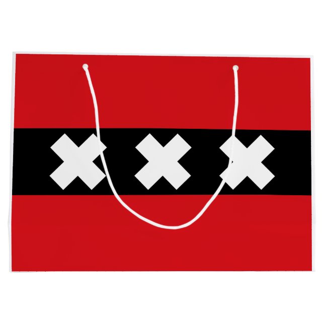 Bolsa De Regalo Grande Bandera de Ámsterdam (Reverso)