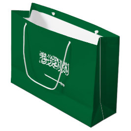 Bolsa De Regalo Grande Bandera de Arabia Saudita