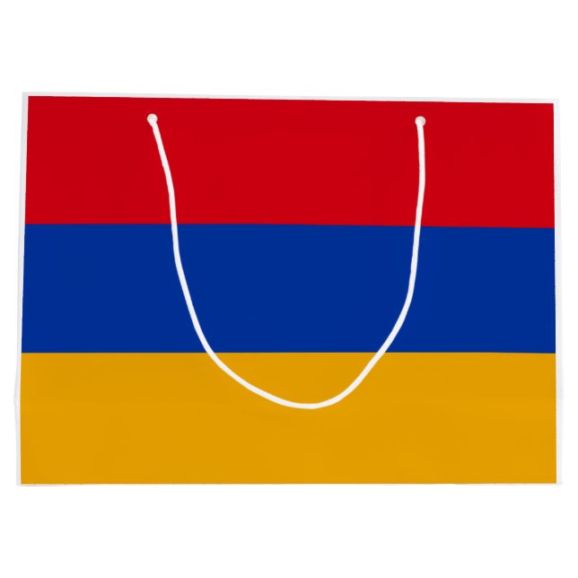 Bolsa De Regalo Grande Bandera de Armenia (Reverso)