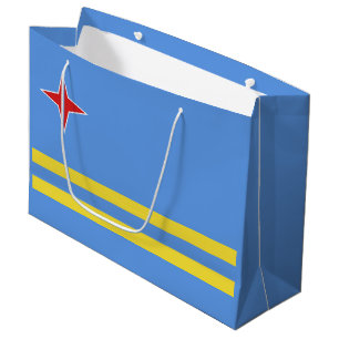 Bolsa De Regalo Grande Bandera de Aruba