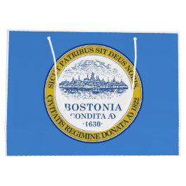 Bolsa De Regalo Grande Bandera de Boston (Massachusetts)