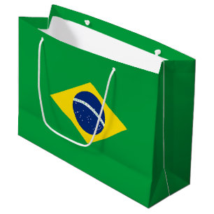 Bolsa De Regalo Grande Bandera de Brasil