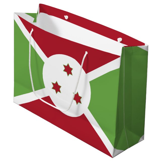 Bolsa De Regalo Grande Bandera de Burundi (Angulo Anverso)