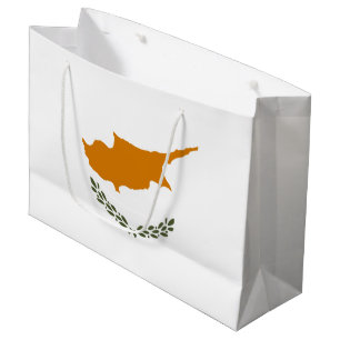Bolsa De Regalo Grande Bandera de Chipre