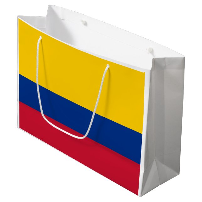 Bolsa De Regalo Grande Bandera de Colombia (Angulo Anverso)