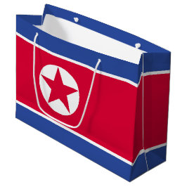 Bolsa De Regalo Grande Bandera de Corea del Norte