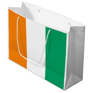 Bolsa De Regalo Grande Bandera de Costa de Marfil