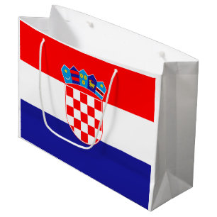 Bolsa De Regalo Grande Bandera de Croacia
