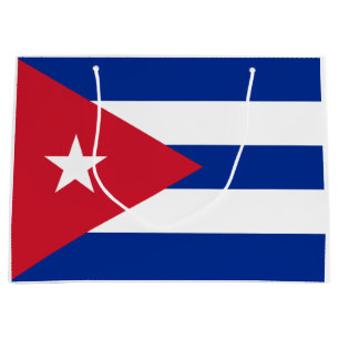 Bolsa De Regalo Grande Bandera de Cuba