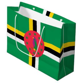 Bolsa De Regalo Grande Bandera de Dominica
