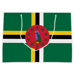 Bolsa De Regalo Grande Bandera de Dominica