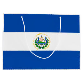 Bolsa De Regalo Grande Bandera de El Salvador