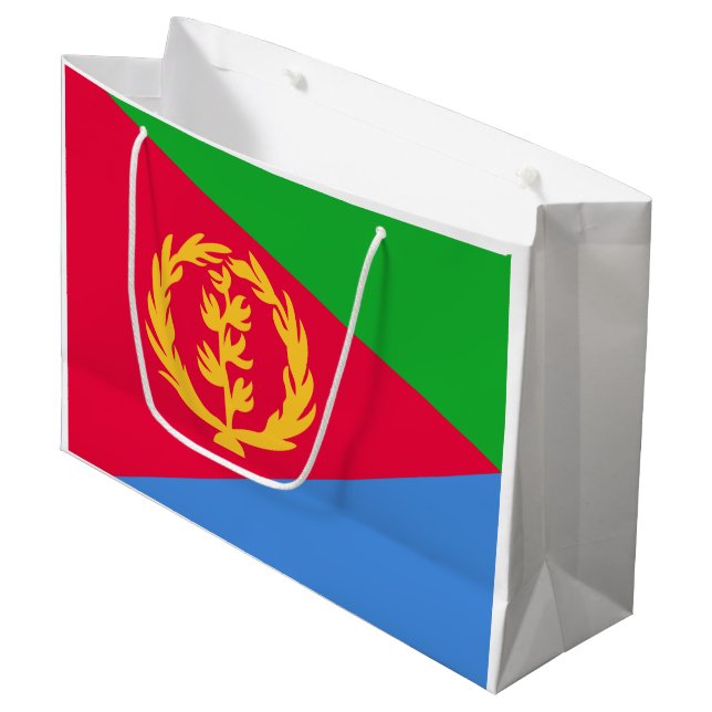 Bolsa De Regalo Grande Bandera de Eritrea (Angulo Anverso)
