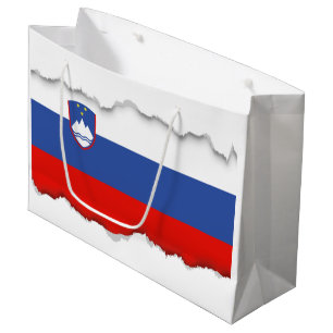 Bolsa De Regalo Grande Bandera de Eslovenia