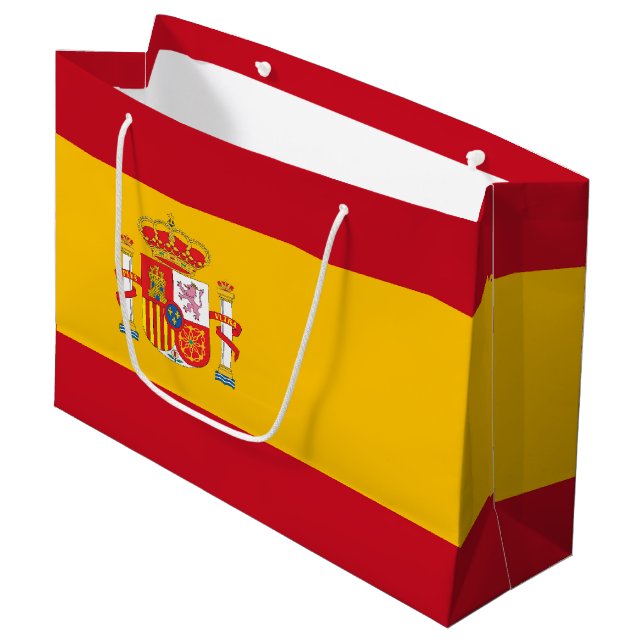 Bolsa De Regalo Grande bandera de España (Angulo Anverso)