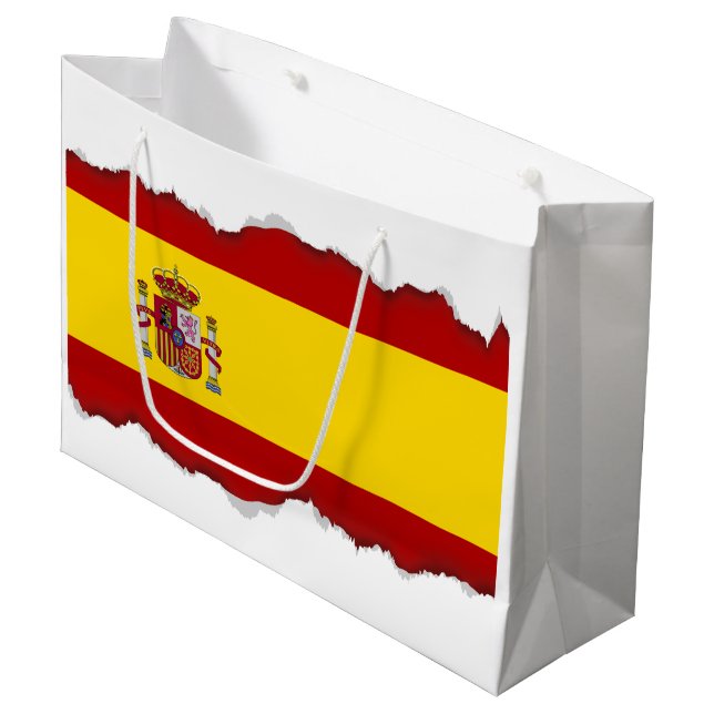 Bolsa De Regalo Grande Bandera de España (Angulo Anverso)