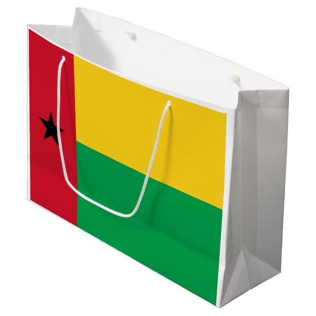 Bolsa De Regalo Grande Bandera de Guinea-Bissau (Angulo Anverso)