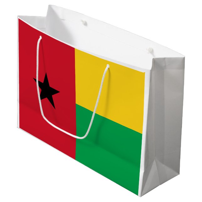 Bolsa De Regalo Grande Bandera de Guinea Bissau (Angulo Anverso)