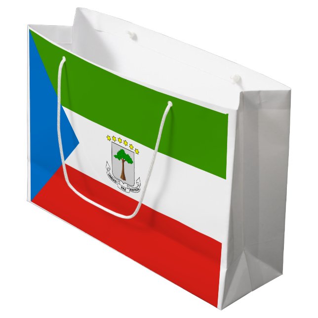 Bolsa De Regalo Grande Bandera de Guinea Ecuatorial (Angulo Anverso)