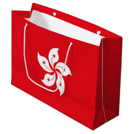 Bolsa De Regalo Grande Bandera de Hong Kong
